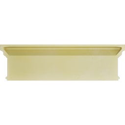 Ekena Millwork - CRH14XST-DE - Endurathane Craftsman Crosshead w/ Dentil Trim, 13 3/4", Factory Primed
