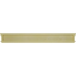 Ekena Millwork - CRH05XHO-EG - Endurathane  Holmdel Crosshead w/ Egg & Dart Trim, 4 5/8", Factory Primed