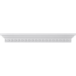 Ekena Millwork - CRH05XST-EG - Endurathane Stratford Crosshead w/ Egg & Dart Trim, 5", Factory Primed