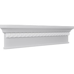 Ekena Millwork - CRH06XPN-1-EG - Endurathane Craftsman Crosshead w/ Egg & Dart Trim, 6 1/8", Factory Primed