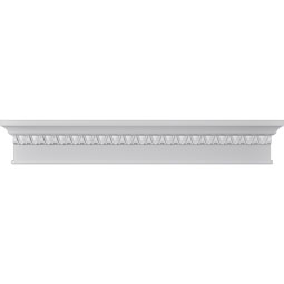 Ekena Millwork - CRH06XPN-1-EG - Endurathane Craftsman Crosshead w/ Egg & Dart Trim, 6 1/8", Factory Primed