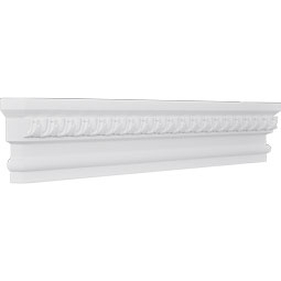 Ekena Millwork - CRH06XPN-3-EG - Endurathane Panel Crosshead w/ Egg & Dart Trim, 5 1/2", Factory Primed