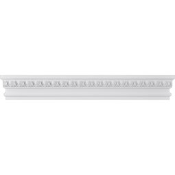 Ekena Millwork - CRH06XPN-3-EG - Endurathane Panel Crosshead w/ Egg & Dart Trim, 5 1/2", Factory Primed