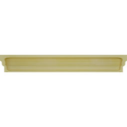 Ekena Millwork - CRH06XST-EG - Endurathane Stockton Crosshead w/ Egg & Dart Trim, 5 1/2", Factory Primed