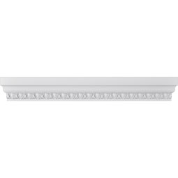 Ekena Millwork - CRH06XST-EG - Endurathane Stockton Crosshead w/ Egg & Dart Trim, 5 1/2", Factory Primed