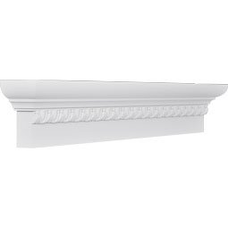 Ekena Millwork - CRH06XST-1-EG - Endurathane Strickland Crosshead w/ Egg & Dart Trim, 6 1/4", Factory Primed