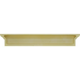 Ekena Millwork - CRH06XST-1-EG - Endurathane Strickland Crosshead w/ Egg & Dart Trim, 6 1/4", Factory Primed