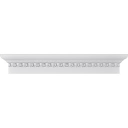 Ekena Millwork - CRH06XST-1-EG - Endurathane Strickland Crosshead w/ Egg & Dart Trim, 6 1/4", Factory Primed