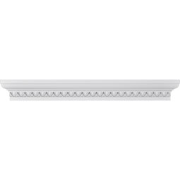 Ekena Millwork - CRH06XST-2-EG - Endurathane Stafford Crosshead w/ Egg & Dart Trim, 5 1/2", Factory Primed