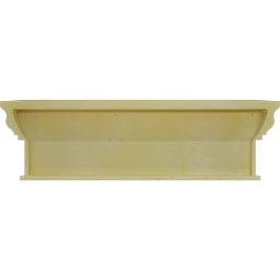 Ekena Millwork - CRH12X-EG - Endurathane Craftsman Crosshead w/ Egg & Dart Trim, 12", Factory Primed