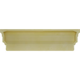 Ekena Millwork - CRH12XST-EG - Endurathane Stockport Crosshead w/ Egg & Dart Trim, 11 7/8", Factory Primed