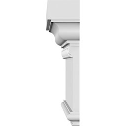 Ekena Millwork - CRH14XST-EG - Endurathane Craftsman Crosshead w/ Egg & Dart Trim, 13 3/4", Factory Primed