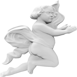 Ekena Millwork - ONLCASHUF-L - Ashland Cherub Left Onlay