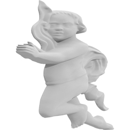 Ekena Millwork - ONLCASHUF-R - Ashland Cherub Right Onlay