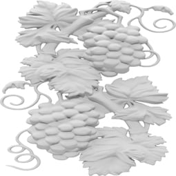 Ekena Millwork - ONLCPRMUF-R - Portsmouth Grapes Right Onlay