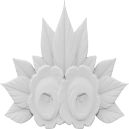 Ekena Millwork - ONLCRDBUF - Red Bud Flower Onlay