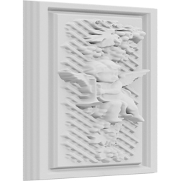 Ekena Millwork - ONLCMARUF-L - Marietta Cherub Left Onlay