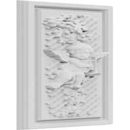 Ekena Millwork - ONLCMARUF-R - Marietta Cherub Right Onlay