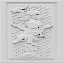 Ekena Millwork - ONLCMARUF-R - Marietta Cherub Right Onlay