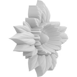 Ekena Millwork - ROSCFRBUF - Fairbury Flower Rosette