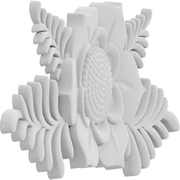 Ekena Millwork - ONLCCRVUF - Carterville Flower Onlay