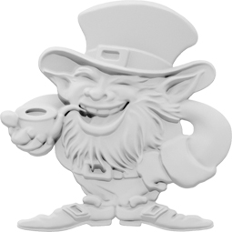 Ekena Millwork - ONLCLEPUF-L - Comic Leprechaun Left Onlay