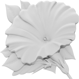 Ekena Millwork - ONLCGLYUF-L - Morning Glory Flower Left Onlay