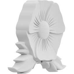 Ekena Millwork - ONLCWDLUF - Wood Dale Rose Onlay