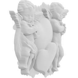 Ekena Millwork - ONLCDXNUF - Dixon Cherub Onlay