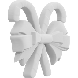 Ekena Millwork - ONLCBWXUF - Christmas Candy Bow Onlay