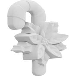 Ekena Millwork - ONLCCCXUF - Christmas Candy Cane Onlay