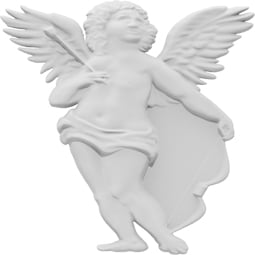 Ekena Millwork - ONLCGFTUF-L - Grafton Cherub Left Onlay