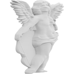 Ekena Millwork - ONLCGFTUF-R - Grafton Cherub Right Onlay