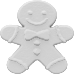 Ekena Millwork - ONLCGBXUF - Christmas Ginger Bread Man Onlay