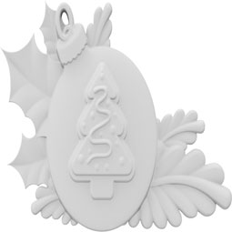 Ekena Millwork - ONLCKBXUF-R - Christmas Cookie Ball Right Onlay