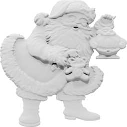 Ekena Millwork - ONLCESXUF-R - Christmas Eve Santa Right Onlay