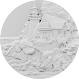 Ekena Millwork - ONLCLGHUF - Lighthouse Onlay