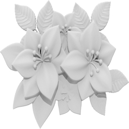 Ekena Millwork - ONLCLILUF - Lily Flower Onlay