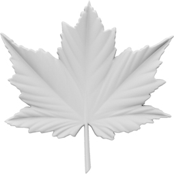Ekena Millwork - ONLCMPLUF - Maple Leaf Onlay