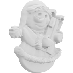 Ekena Millwork - ONLCLSXUF-L - Christmas Lady Snowman Left Onlay