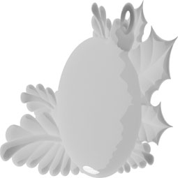 Ekena Millwork - ONLCBLXUF-L - Christmas Ball Left Onlay