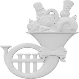 Ekena Millwork - ONLCHRXUF-R - Christmas Horn Right Onlay