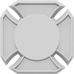 Ekena Millwork - ONLCABDUF - Aberdeen Cross Onlay