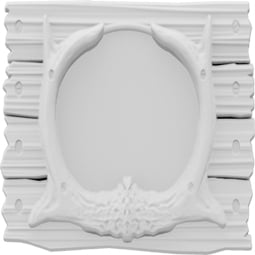 Ekena Millwork - ONLCDRMUF - Deer Antlers Mount Frame Onlay