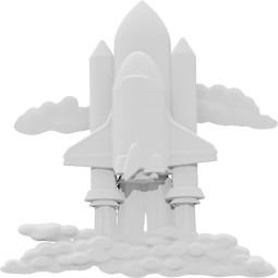 Ekena Millwork - ONLCSHUUF - Space Shuttle Lift Off Onlay