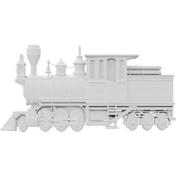 Ekena Millwork - ONLCLOCUF-L - Hunter Locomotive Left Onlay