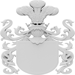 Ekena Millwork - ONLCCCRUF - Coat of Arms Crown Onlay