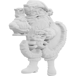 Ekena Millwork - ONLCESXUF-L - Christmas Eve Santa Left Onlay