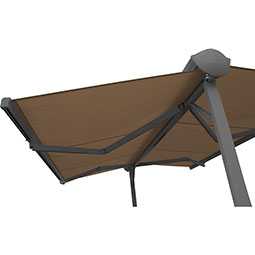 Advaning - FS-SERIES-MA - FS-Series Free Standing Semi-Cassette Manual Retractable Patio Awning