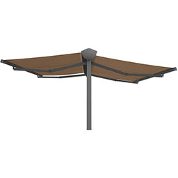 Advaning - FS-SERIES-MA - FS-Series Free Standing Semi-Cassette Manual Retractable Patio Awning